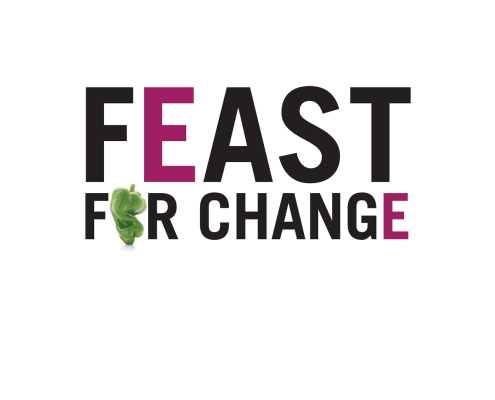 Feast for Change fundraiser event logo