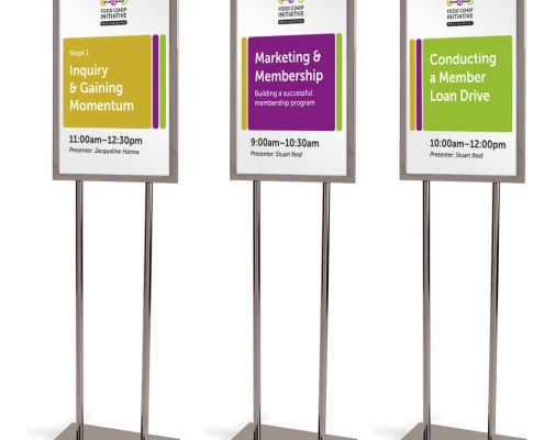 FCI conference class sign